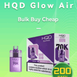 HQD GLOW AIR 70K BULK 200 PACK vape