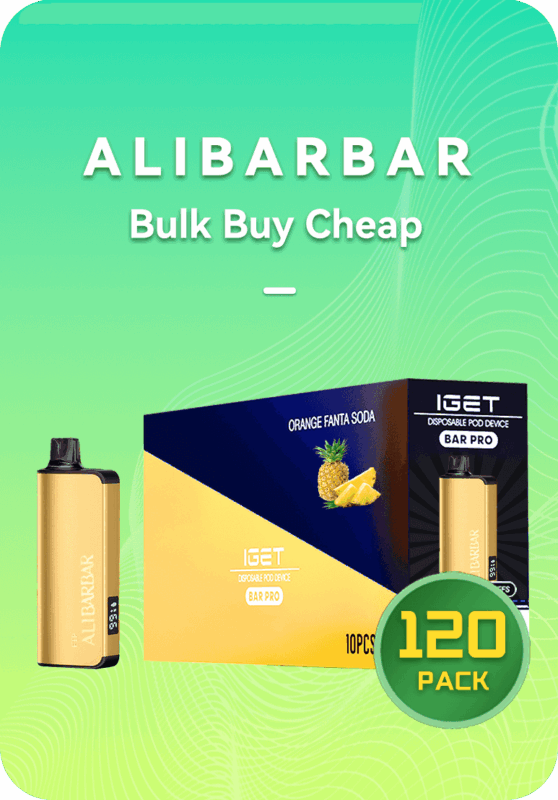 ALIBARBAR 9k bulk 120 pack master case 9000 puffs wholesale Australia