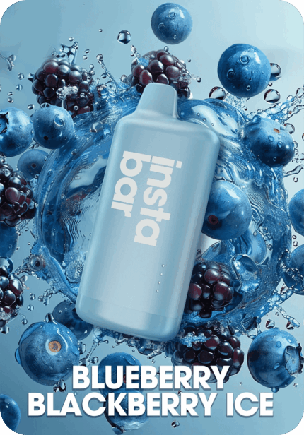 Blueberry Blackberry Ice INSTA BAR WOOYEAH 10K Puffs disposable vape Australia premium