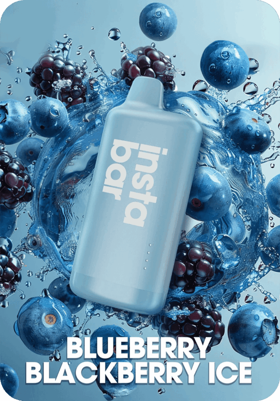 Blueberry Blackberry Ice INSTA BAR WOOYEAH 10K Puffs disposable vape Australia premium