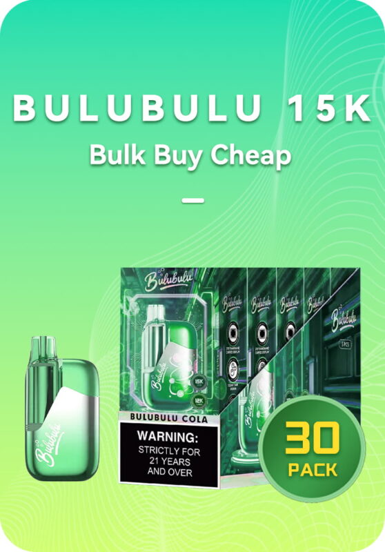 BULUBULU 15k bulk 30 pack 15000 puffs wholesale Australia 3 display boxes