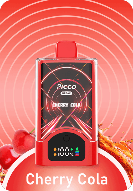 Cherry Cola Break PICCO 30K Puffs Australia high capacity disposable vape 30000 puffs