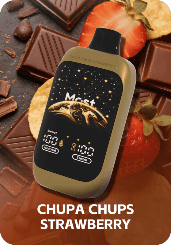 Chupa Chups Strawberry Double Happiness Action 12k with vibrant pink finish