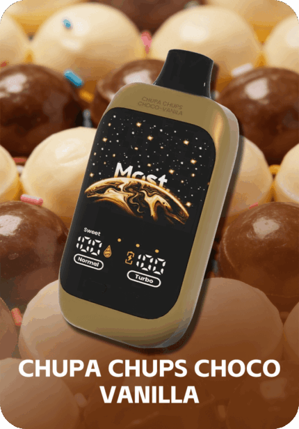 Chupa Chups Choco Vanilla Double Happiness Action 12k with premium brown and cream finish