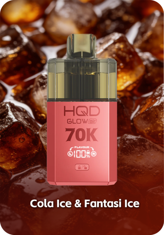 Cola Ice & Fantasi Ice HQD Glow Air 70K