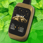 Cool Mint Double Happiness Action 12k with sleek ice-blue metallic finish