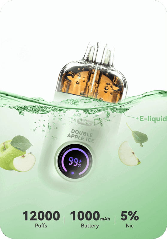 Double Apple Ice Magic PICCO 12K Australia 12000 puffs disposable vape