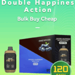 Double Happiness ACTION 12k bulk 120 pack master case wholesale Australia stock