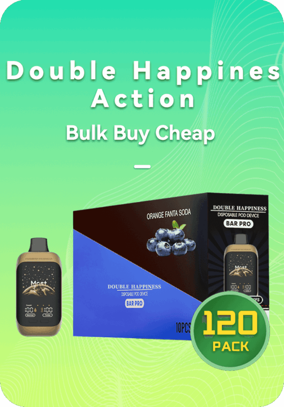 Double Happiness ACTION 12k bulk 120 pack master case wholesale Australia stock