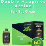 Double Happiness ACTION 12k bulk 60 pack 12000 puffs wholesale 6 boxes Australia