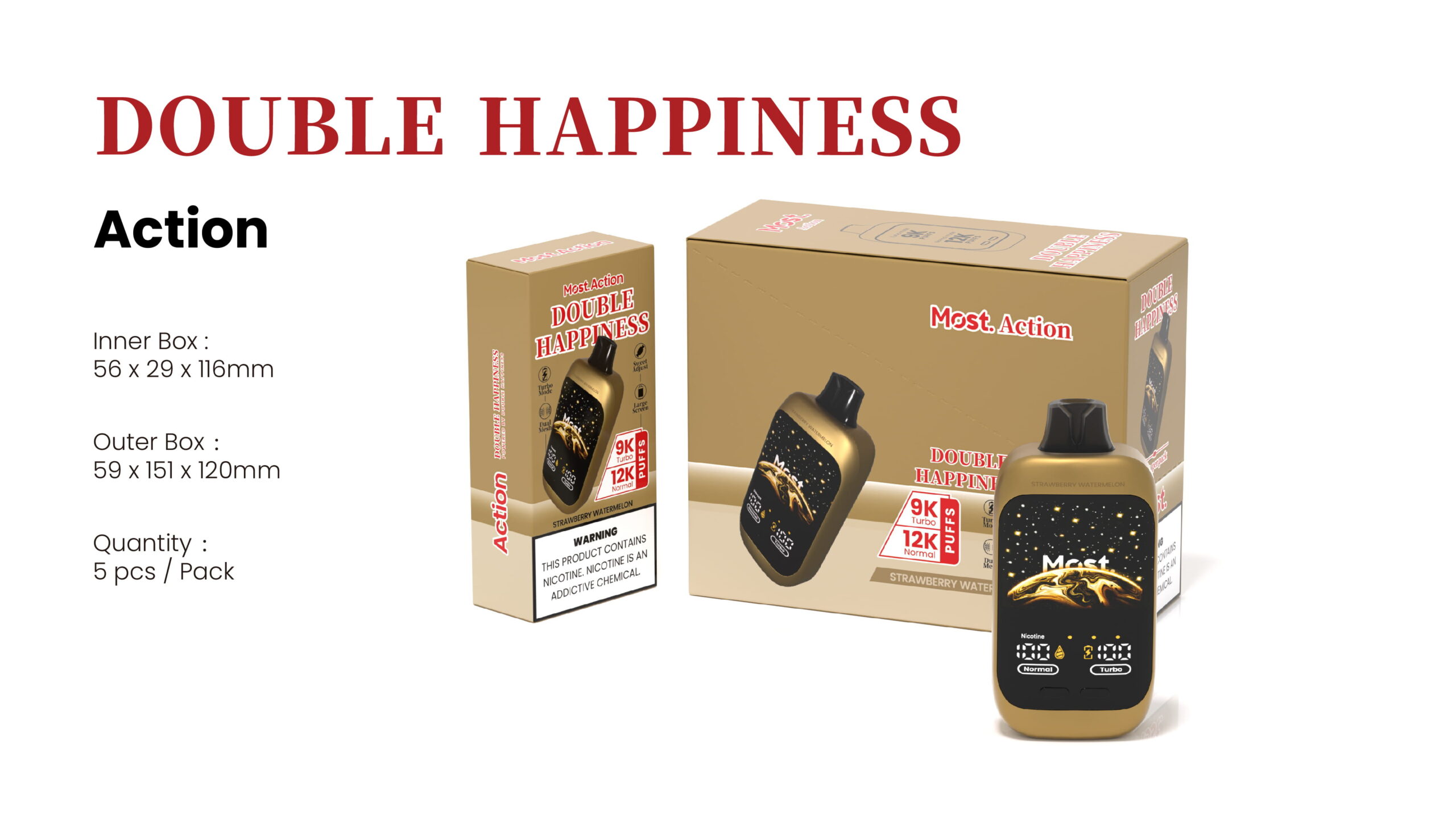 Double Happines Action vape