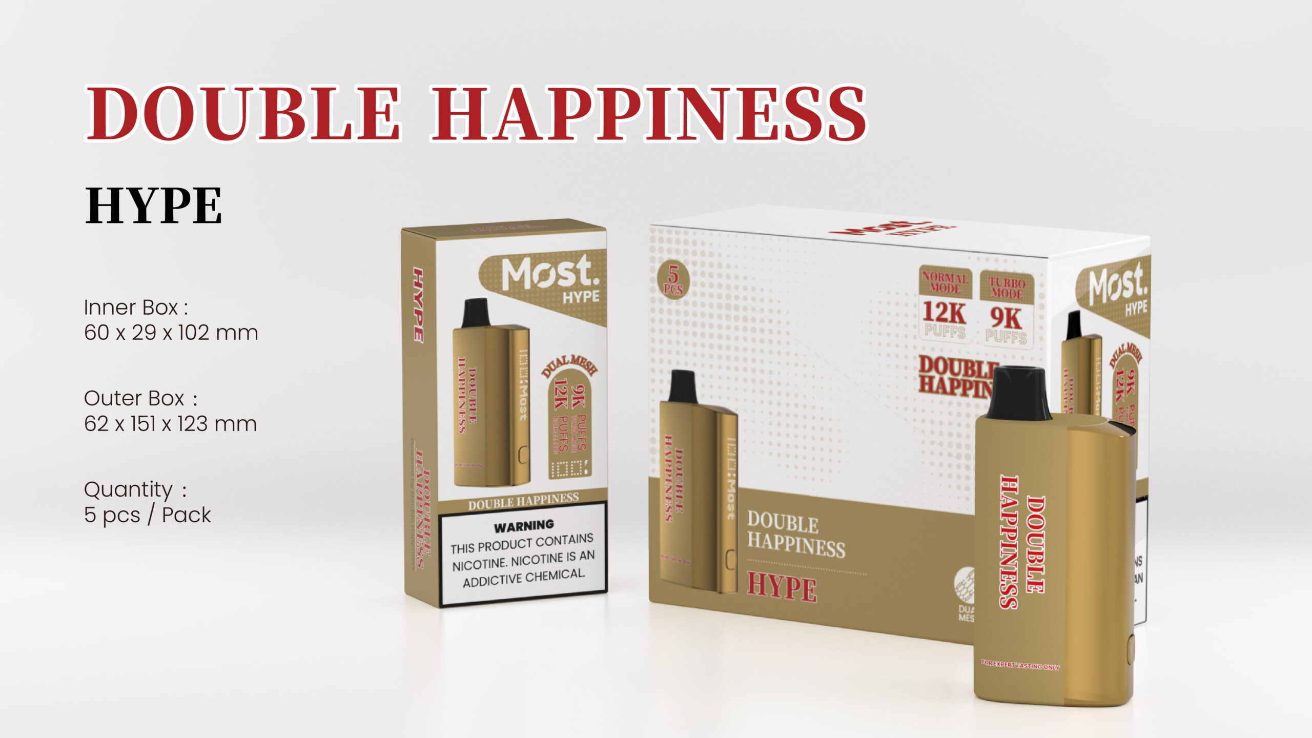 Double Happines Hype vape