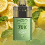HQD Glow Air 70K Lemon Lime flavor 70000 puffs smart screen vape Australia