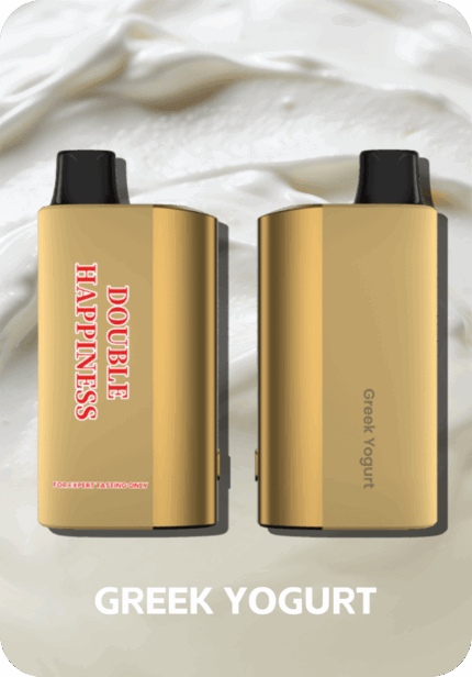 Greek Yogurt Double Happiness Hype 12k with creamy white aesthetic design