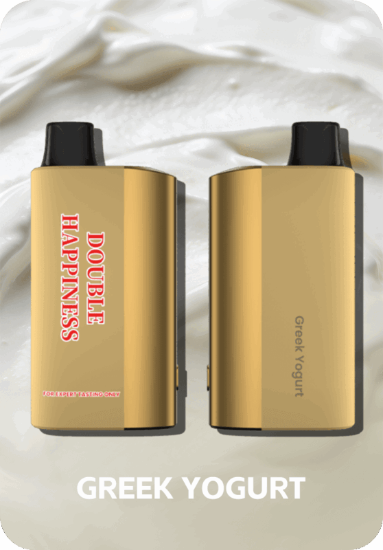 Greek Yogurt Double Happiness Hype 12k with creamy white aesthetic design