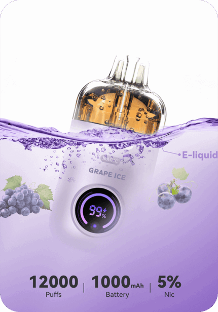 Grape Ice Magic PICCO 12K Australia 12000 puffs disposable vape