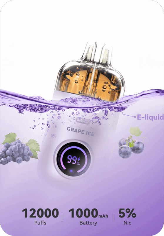 Grape Ice Magic PICCO 12K Australia 12000 puffs disposable vape