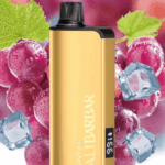 Grape Ice ALIBARBAR 9000 puffs mesh coil rechargeable purple grape disposable vape Australia stock