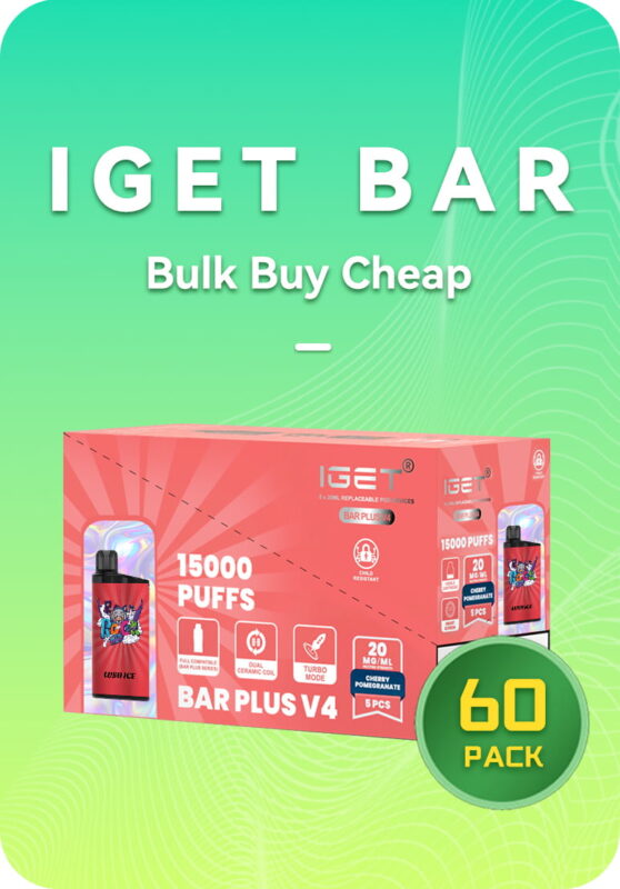 IGET Bar 3500 puffs bulk 60 pack wholesale 6 display boxes Australia stock