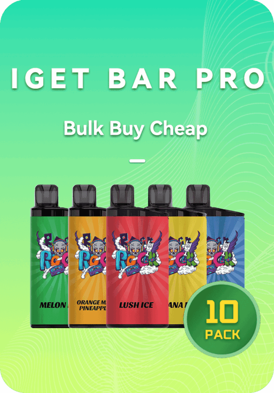 New IGET Bar Pro 10000 puffs bulk 10 pack display box wholesale Australia