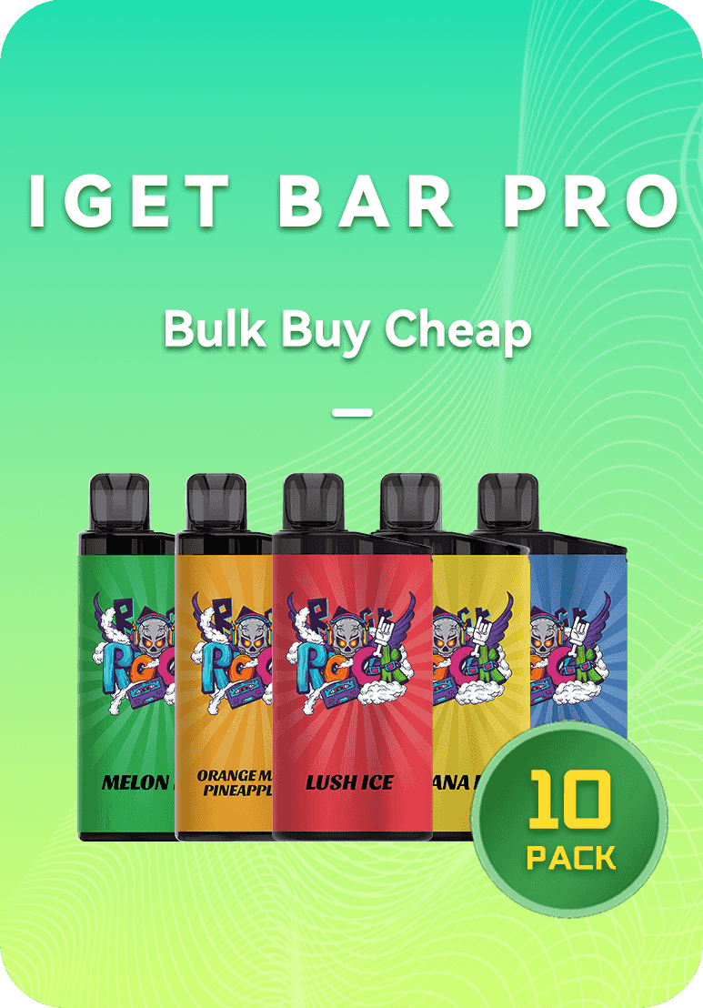 Iget Bar Pro Bulk 10 Pack New IGET Bar Pro 10000 puffs bulk 10 pack display box wholesale Australia