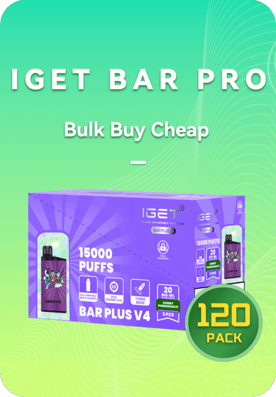 IGET Bar Pro 10000 puffs bulk 120 pack master case wholesale Australia