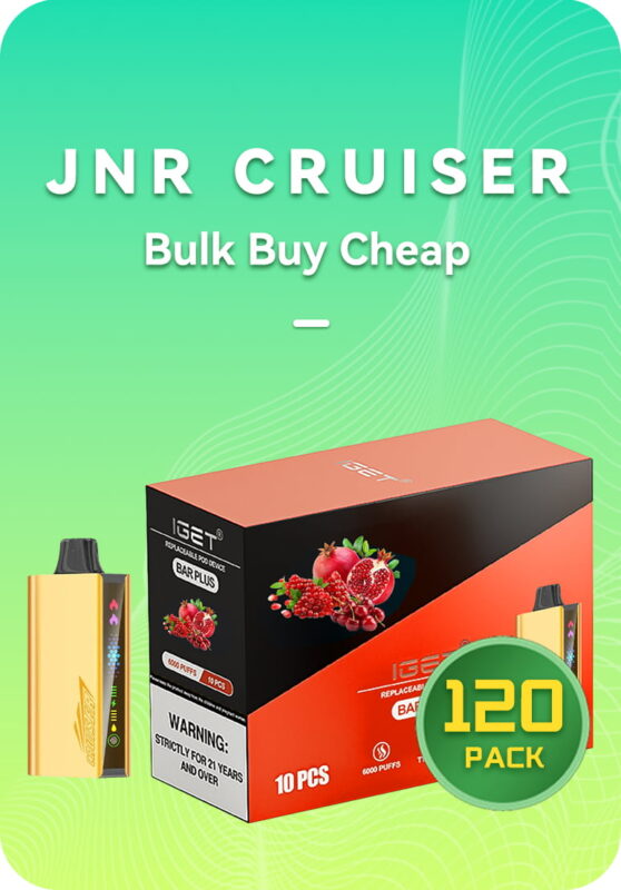 IGET JNR CRUISER 12k bulk 120 pack master case wholesale Australia stock
