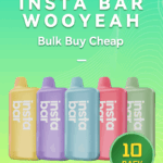 INSTA BAR Wooyeah bulk 10 pack display box 10000 puffs wholesale Australia