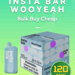 INSTA BAR Wooyeah bulk 120 pack master case 10000 puffs wholesale Australia