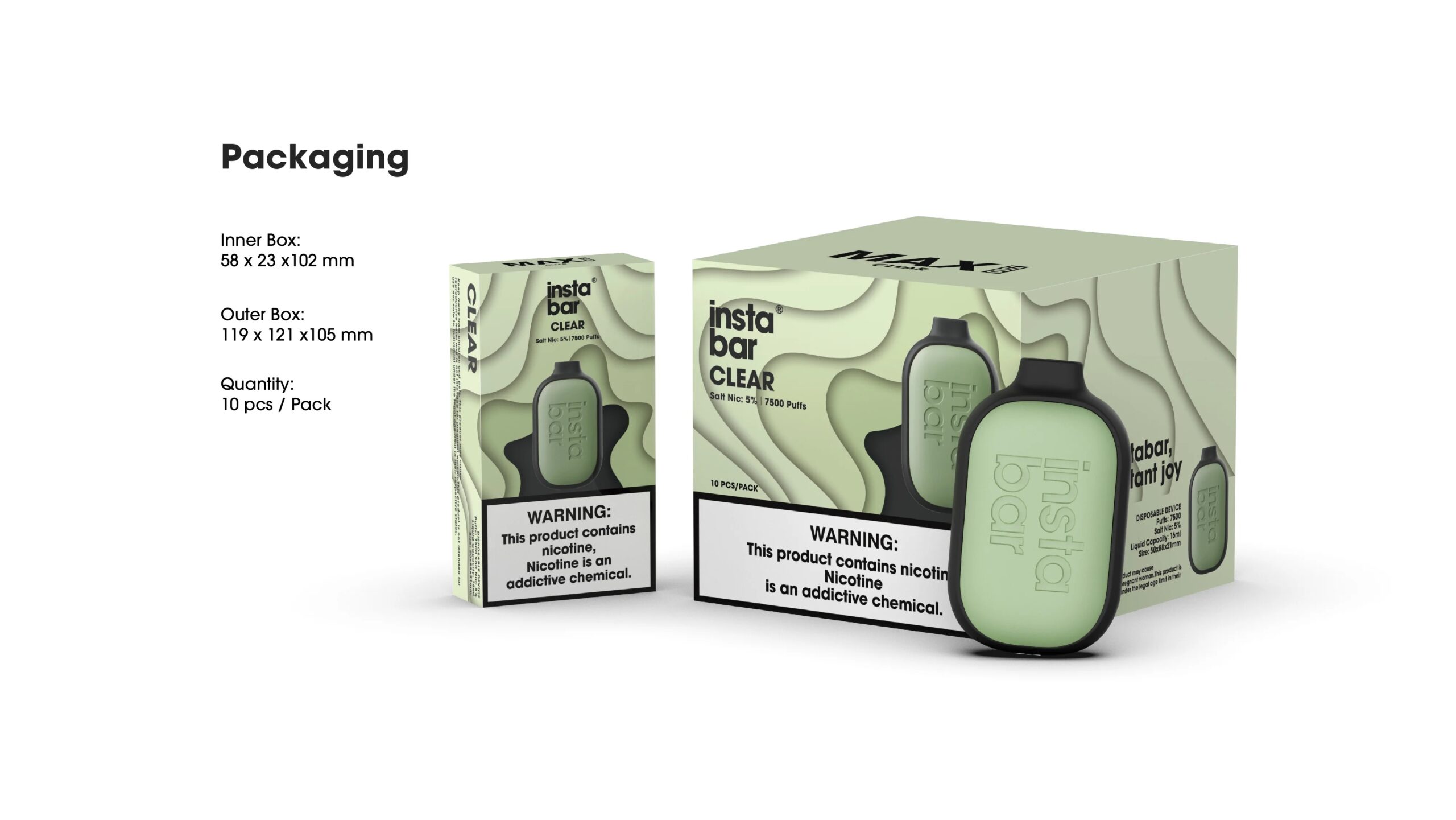 Instabar Max 7500 vape