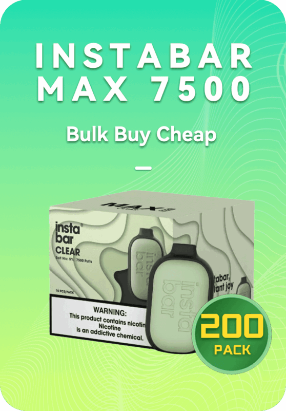 INSTABAR 7500 bulk 200 pack master case wholesale Australia factory stock