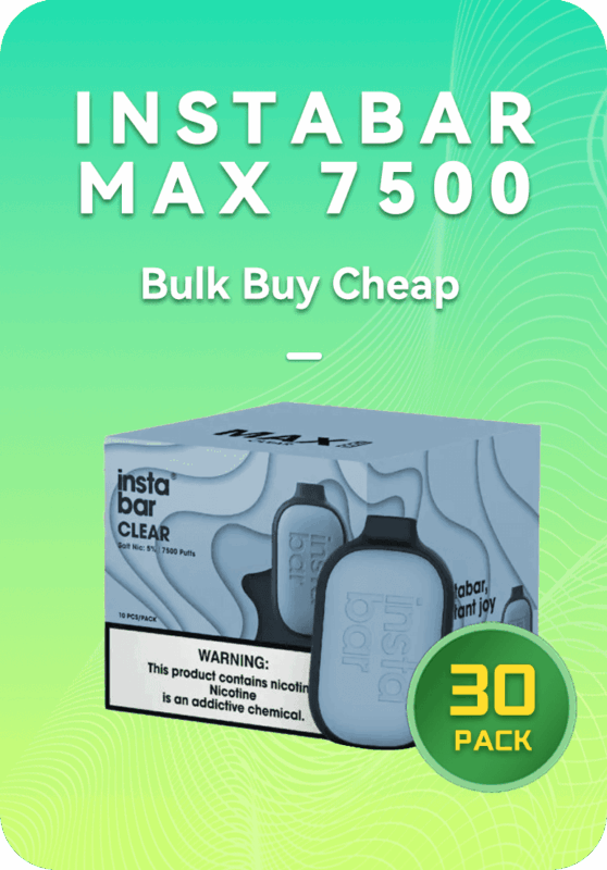 INSTABAR 7500 bulk 30 pack wholesale 3 display boxes Australia
