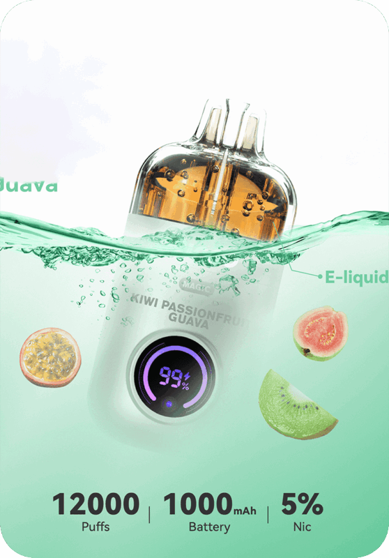 Kiwi Passion Fruit Guava Magic PICCO 12K Australia 12000 puffs disposable vape