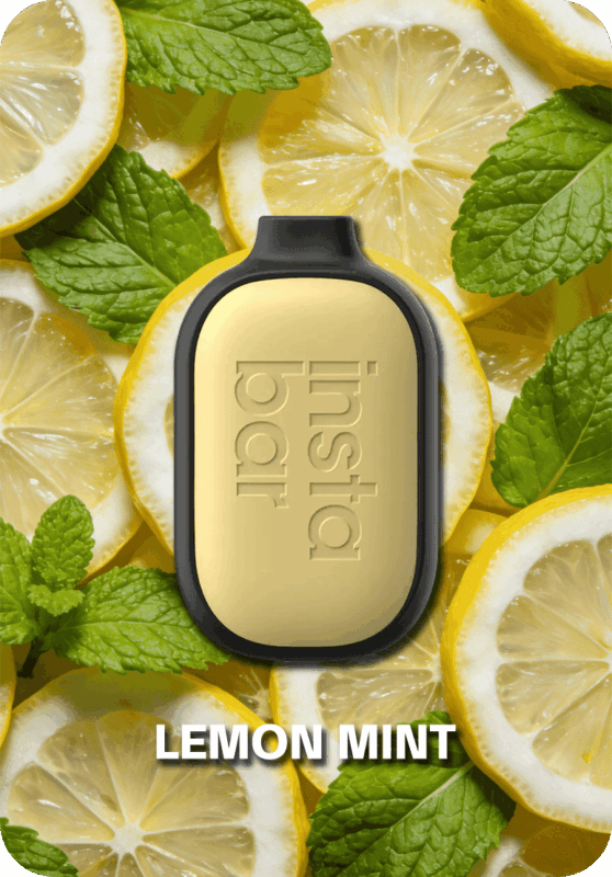 Lemon Mint INSTABAR 7500 puffs WT7500 disposable vape Australia stock