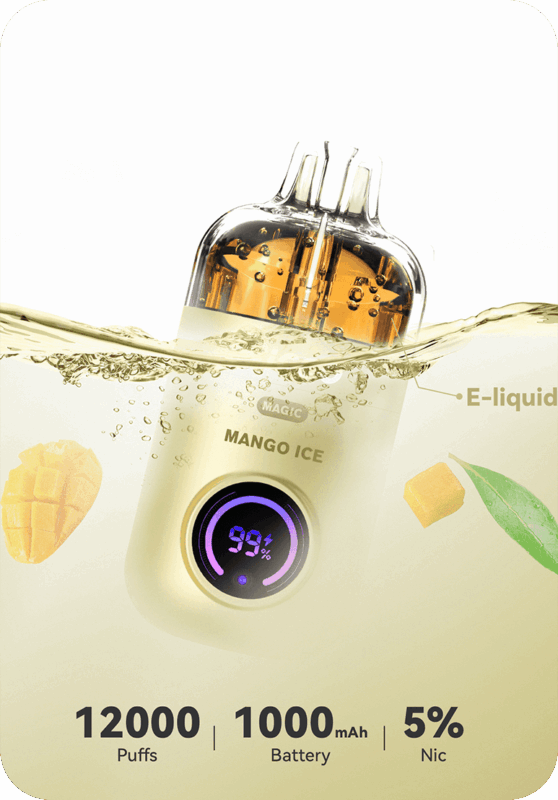 Mango Ice Magic PICCO 12K Australia 12000 puffs disposable vape