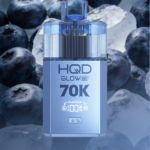 HQD Glow Air 70K Mr Blue Razz Ice flavor 70000 puffs smart screen Australia