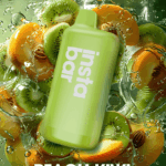 Peach Kiwi Melon INSTA BAR WOOYEAH 10K Puffs disposable vape Australia premium