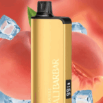 Alibarbar 9000 Peach Ice flavor 9K puffs disposable vape Australia