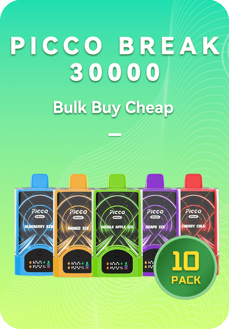 Picco Break Bulk Bulk 10 Pack PICCO Break 30000 puffs bulk 10 pack display box Australia genuine