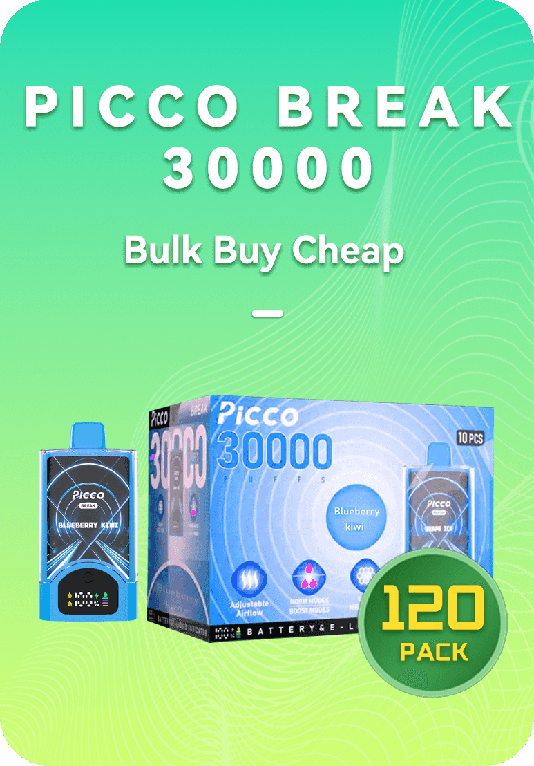 Picco Break Bulk Bulk 120 Pack PICCO BREAK bulk 120 pack master case 30000 puffs wholesale Australia