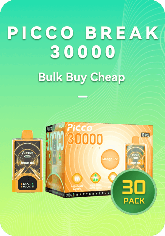 PICCO Break bulk 30 pack wholesale 3 boxes 30000 puffs Australia