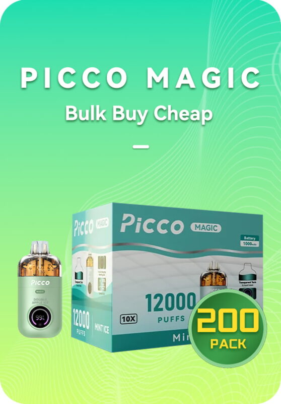 PICCO Magic bulk 120 pack master case 12000 puffs wholesale Australia