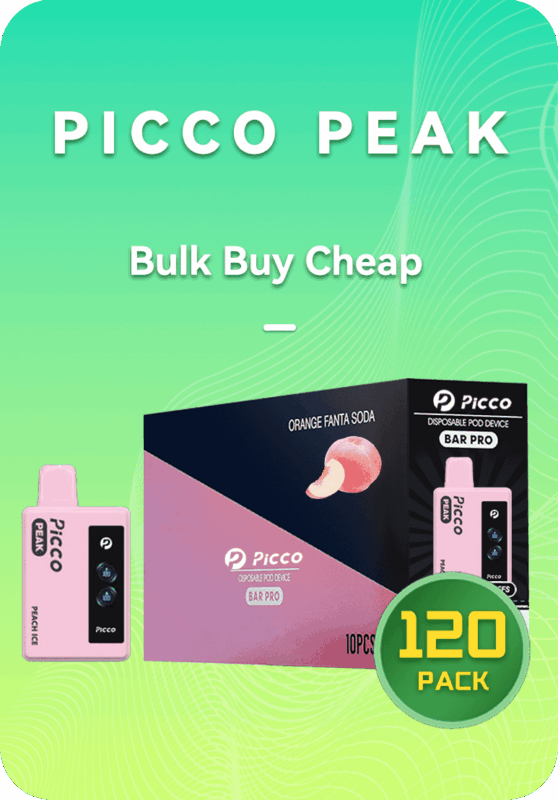 PICCO PEAK bulk 120 pack master case 6000 puffs wholesale Australia