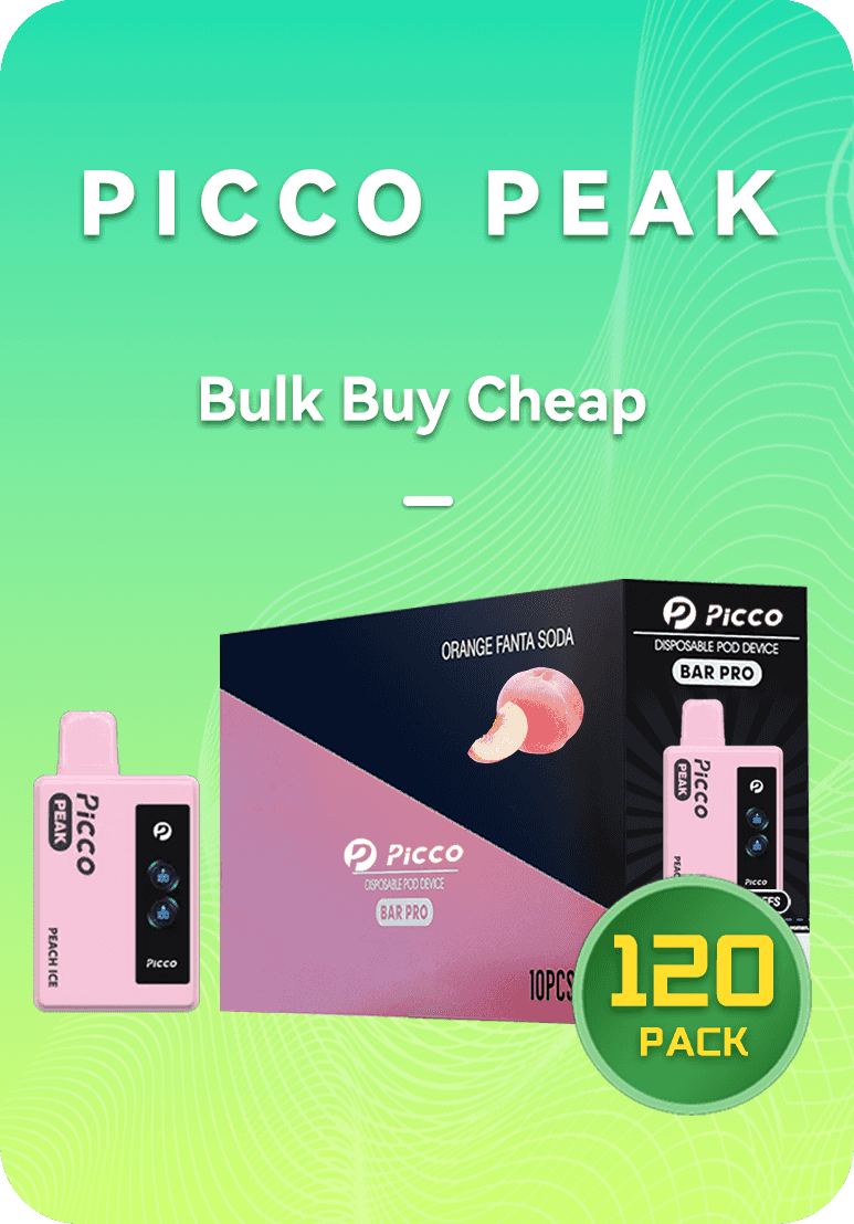 Picco Peak Bulk Bulk 120 Pack PICCO PEAK bulk 120 pack master case 6000 puffs wholesale Australia