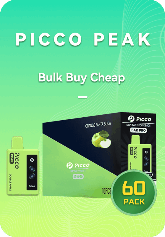 Picco Peak bulk 60 pack case 6000 puffs wholesale Australia