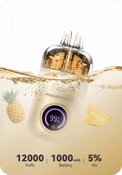 Pineapple Ice Magic PICCO 12K Australia 12000 puffs high capacity disposable vape