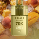 HQD Glow Air 70K Pineapple Peach Mango flavor 70000 puffs 4-in-1 vape Australia