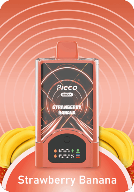 Strawberry Banana Break PICCO 30K Puffs Australia high capacity disposable vape 30000 puffs