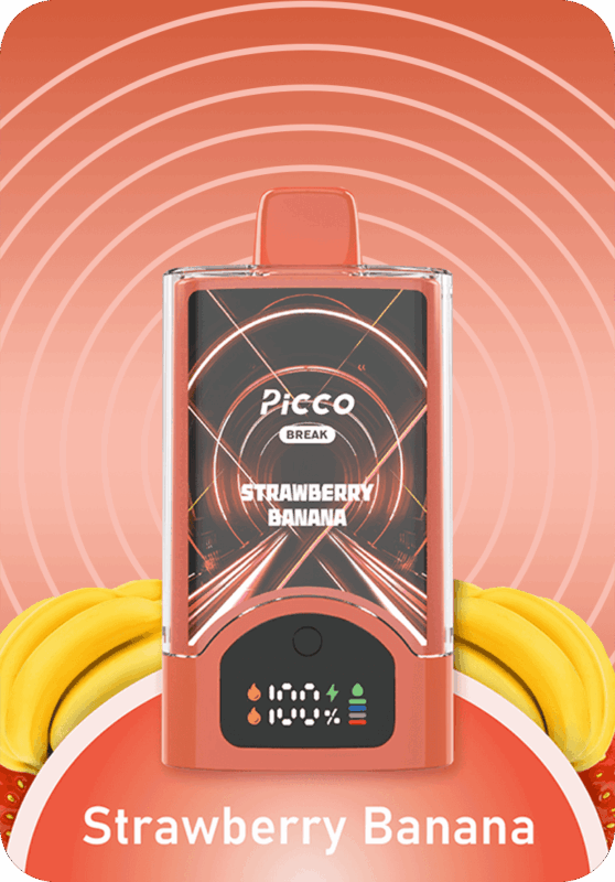 Strawberry Banana Break PICCO 30K Puffs Australia high capacity disposable vape 30000 puffs