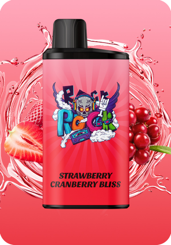 Strawberry Cranberry Bliss IGET Bar Pro 10000 puffs smart LED screen disposable vape Australia stock
